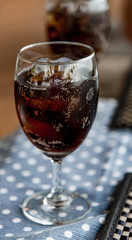Soft drink, Cola in glass