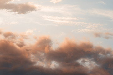 Tiny or tender sky texture or background