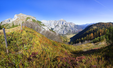 Obraz premium Fantastische Aussicht vom Jochriedel in Lungötz