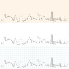Bologna Hand Drawn Skyline © pabloprat