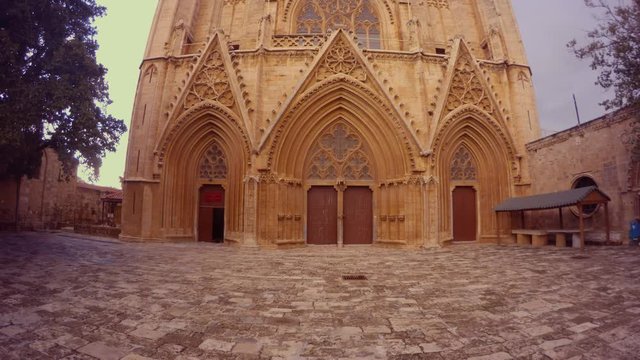 cathedral of St. Nicholas / Lala Mustafa Pasha Mosque is the largest medieval building in Famagusta and was commenced in 1300 AD