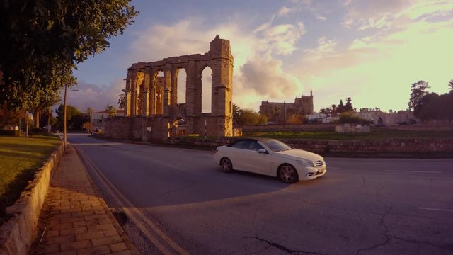 St. Latin's George Church ruin of an orthodox Christian temple on the outskirts of the ancient fortress of Famagusta