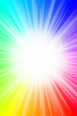 Abstract background - rainbow, explosion