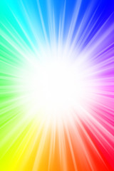 Obraz premium Abstract background - rainbow, explosion