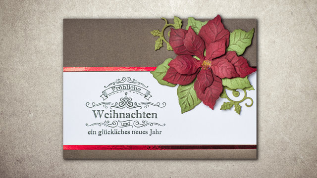 Weihnachtskarte Stern