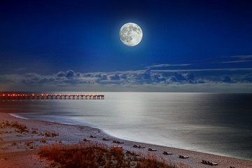 Full Moon Over Pensacola