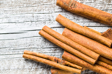 Cinnamon sticks spice.