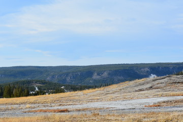 SeverL Geysers at Yellowstone