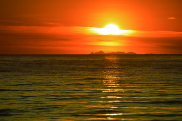 Sunrise over Sardinia