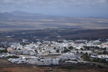 Stadtansicht von Teguise, Lanzarote