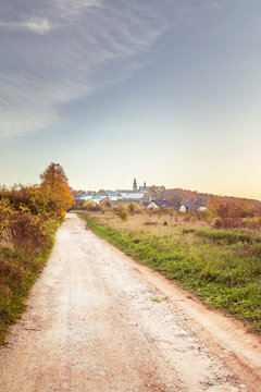 Kielce, Mountain Karczowka in autumn