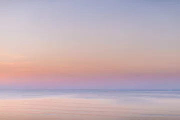 Plaid mouton avec motif Mer / coucher de soleil Superposition de mer et de ciel frais