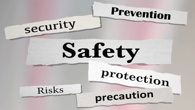 Safety News Headlines Security Risk Prevention 3d Animation