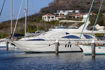 Fototapeta premium Curacao Yacht