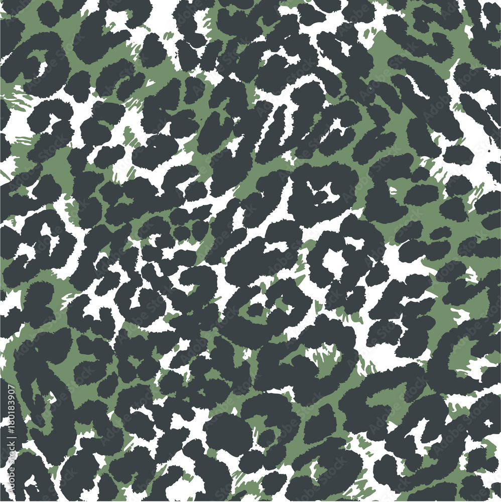 Poster leopard pattern