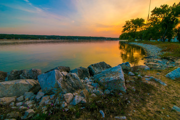 Grand Marais Bay Sunset