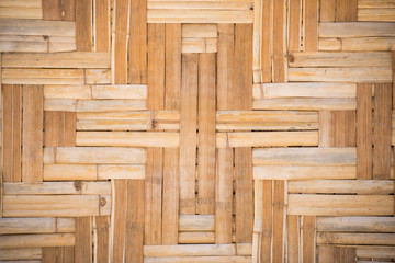 Texture of bamboo wall