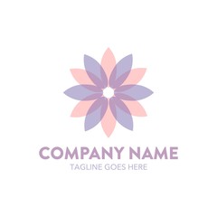 Chrysanthemum Flower Logo. vector. editable
