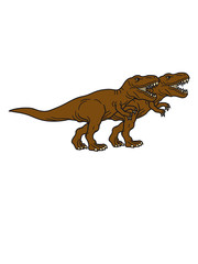 2 freunde team paar pärchen liebe brüllen t-rex tyrannosaurus saurier rex fleischfresser groß monster dinosaurier dino böse gefährlich fressen jagen