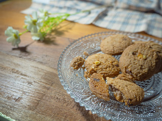 Cookies in the dish