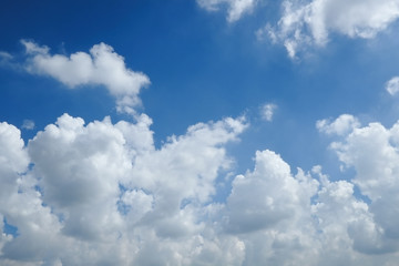 Fototapeta premium Blue sky with clouds