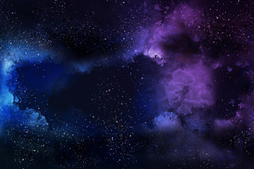 Abstract Colorful painting  background, Colorful brush background.
