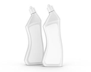 Blank toilet cleaner mockup