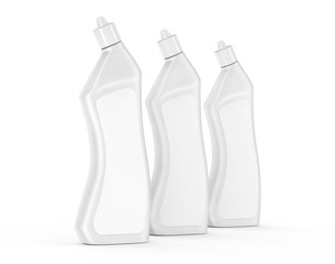 Blank toilet cleaner mockup