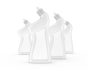 Blank toilet cleaner mockup