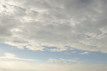 Clouds full of beautiful sky.