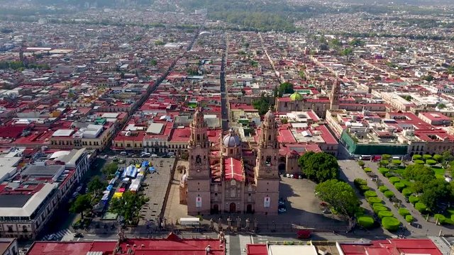 Morelia Cathedral aerial