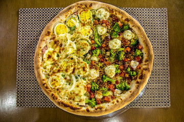 pizza brazilian food cuisine