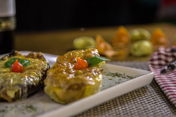 stuffed eggplant brazilian food