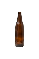 beer bottle isolated on white background