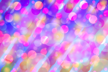 colorful red and pink bokeh light for festival background