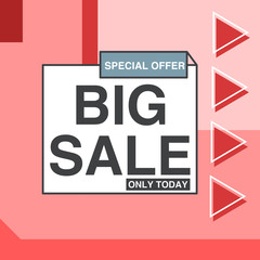 Big Sale Memphis style Banner or Poster