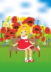 mała polska patriotka © klatki