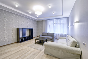 Living room interior in modern house.