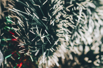Christmas Tinsel Background