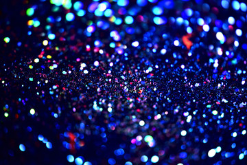 bokeh Colorfull Blurred abstract background for birthday, anniversary, wedding, new year eve or Christmas.