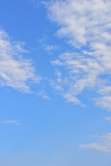 The sky with clouds beatiful Sunset background