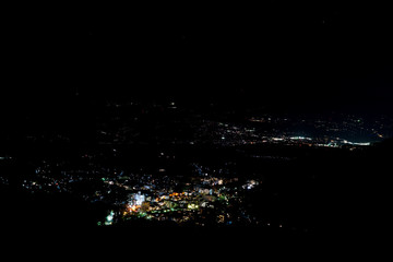 群馬県高根展望台からの夜景