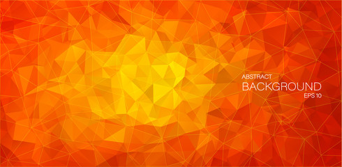 Flat 2D Abstract triangle background