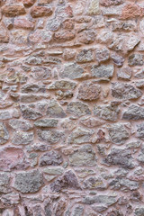 Ancient stone wall multicolor
