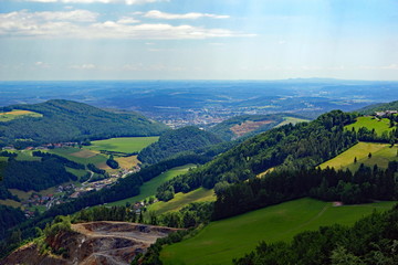 Gemeinde NAAS mit Bezirkshauptstadt WEIZ im Hintergrund ( Oststeiermark ) 