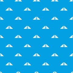 Obraz premium Ziggurat in Chichen Itza pattern seamless blue