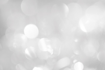 A shiny white background. Template for New Year's postcard.