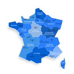 Carte de France des régions