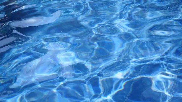 Swimming pool water abstract background. Slow motion. 1920x1080
