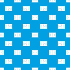 Soccer field pattern seamless blue